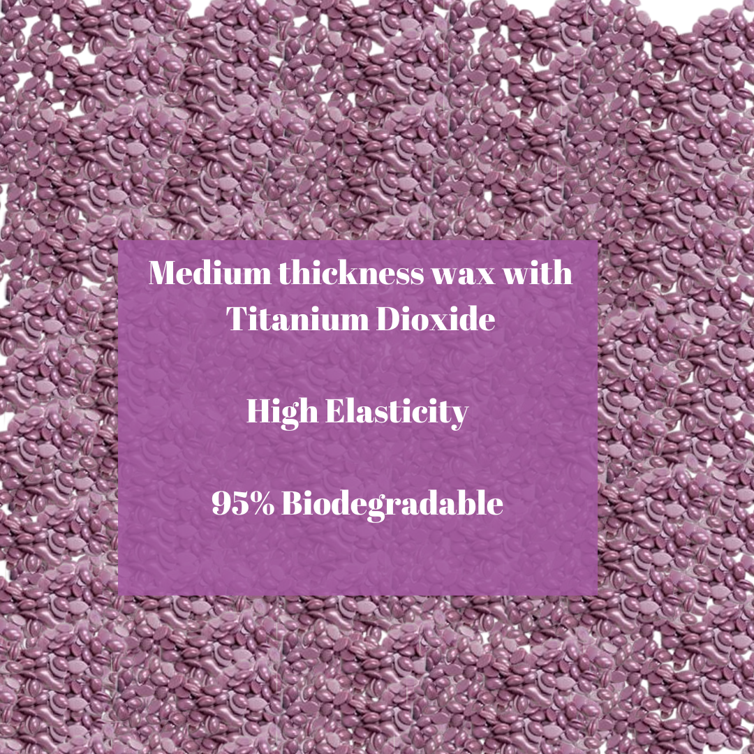 Waxxmii Cocoplum Hard Wax beads high elasticity 85% biodegradable stripless wax