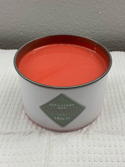 Waxxmii Rose Cream Soft Wax 140g open container top view