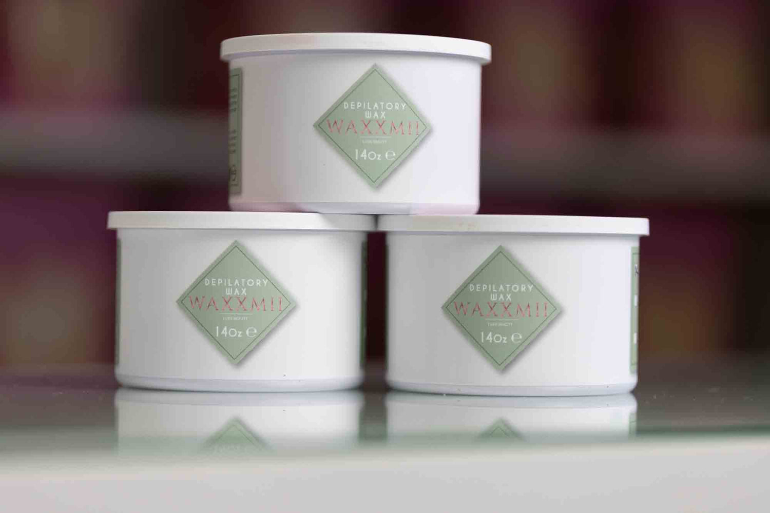 Waxxmii Soft Wax Trio bundle featuring Honey Rose Cream and Zinc Oxide soft wax