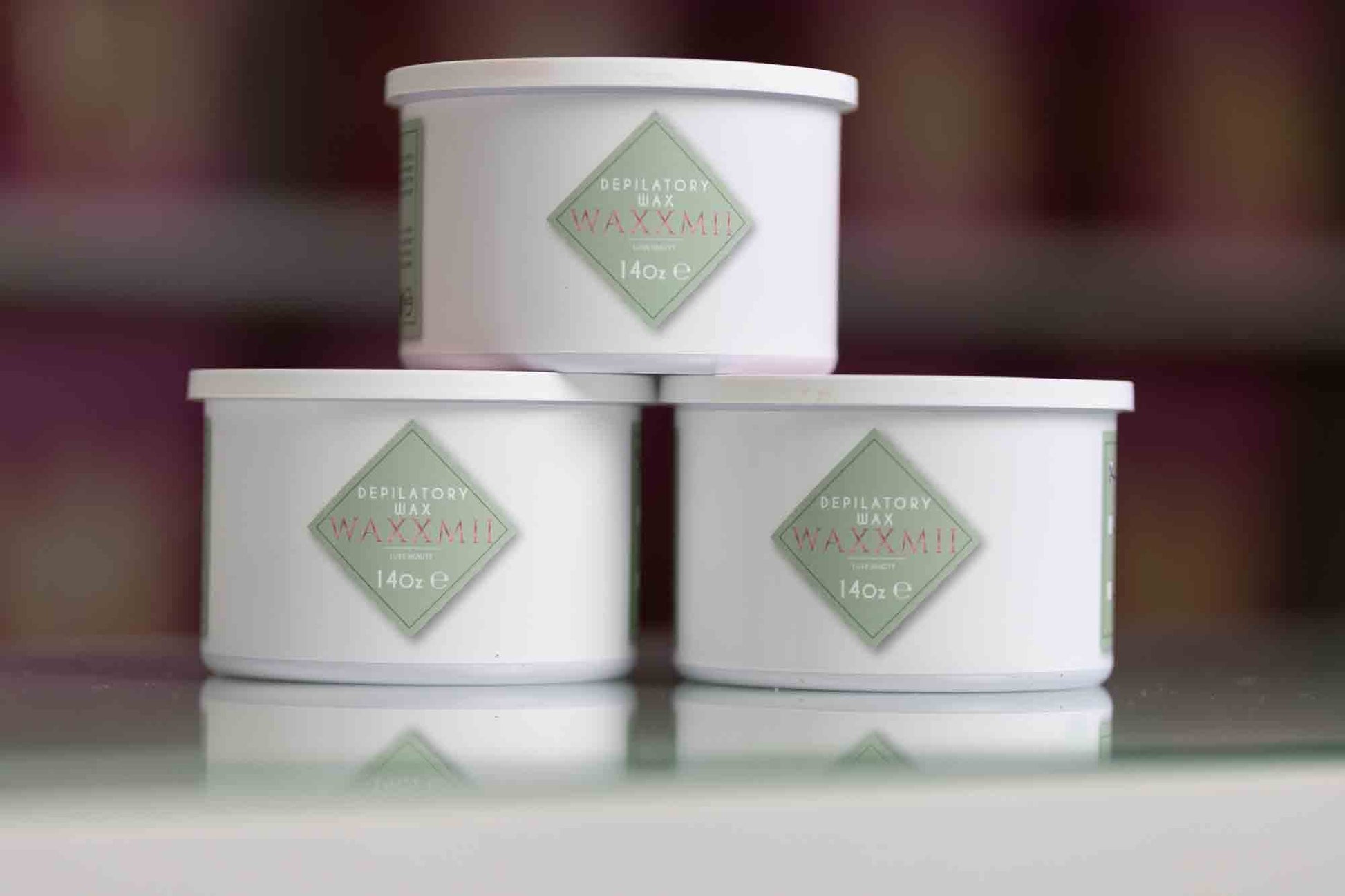 Waxxmii Soft Wax Trio bundle featuring Honey Rose Cream and Zinc Oxide soft wax